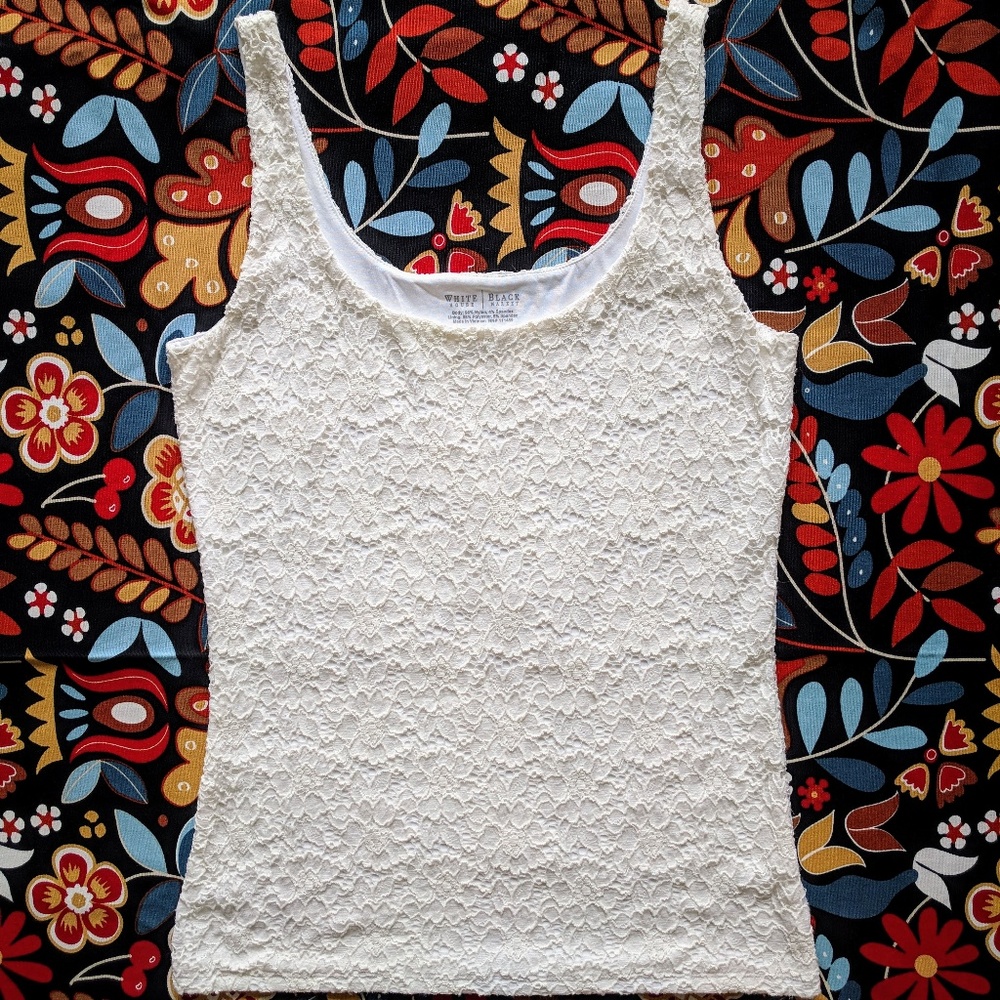 White House Black Market Lace Top